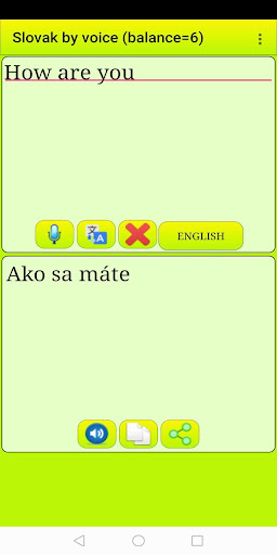 Android application ﻿Learn Slovak by voice and tra screenshort