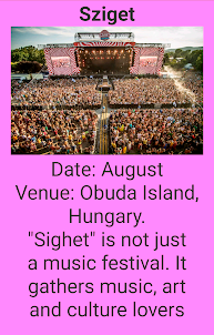 Interesting music festivals