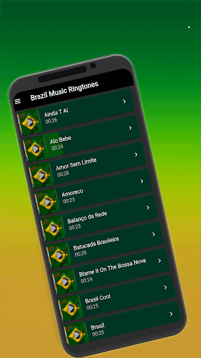 Android application Brazil music ringtones screenshort