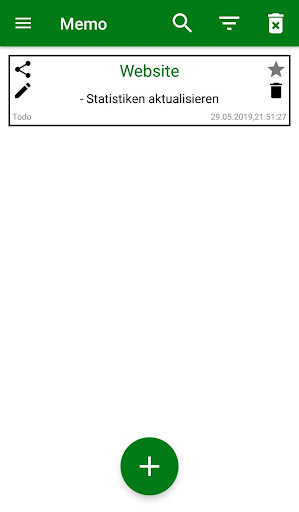Memos Screen 3