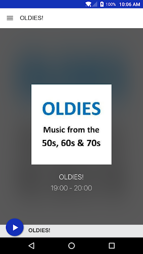 Android application OLDIES! screenshort