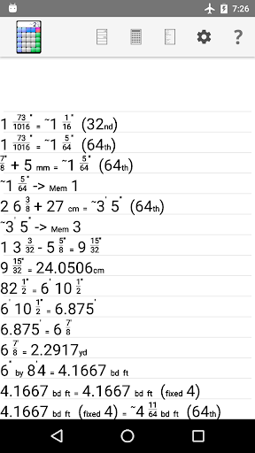 Board Calc Trial version Screen 3