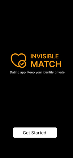 Android application InvisibleMatch - Dating App screenshort