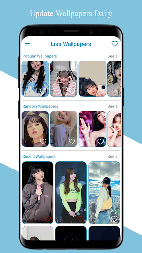Android application Lisa Blackpink Wallpapers 2024 screenshort