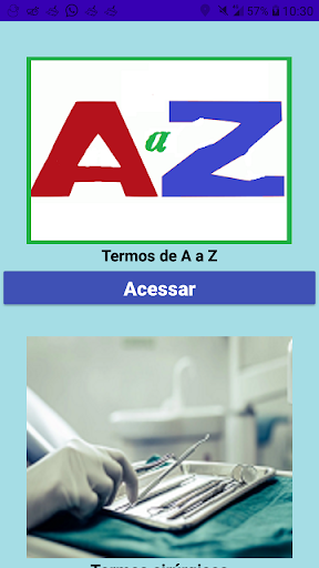 Android application Dicionário termos enfermagem screenshort
