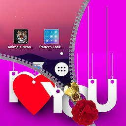 Icon image I Love You Zipper Lock Screen