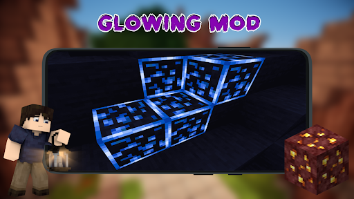 Glowing Ore Mod for Minecraft Screen 3
