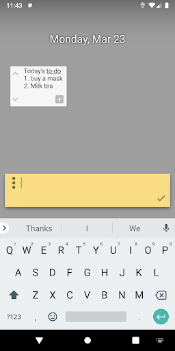 Android application Floaty for Sticky Notes screenshort