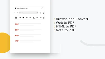 Web to PDF Converter APK Снимки экрана #6