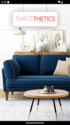 Android application SPACETHETICS INTERIORS screenshort