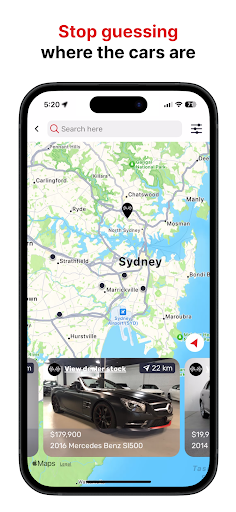 Android application Caroo - Find the car for you screenshort