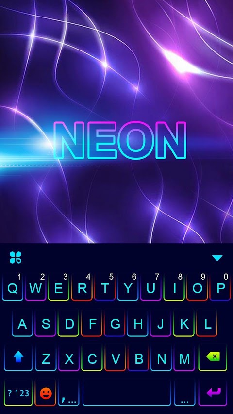 最新版、クールな Color Neon Tech のテーマキのおすすめ画像5