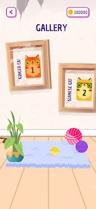 Number kittens puzzle game