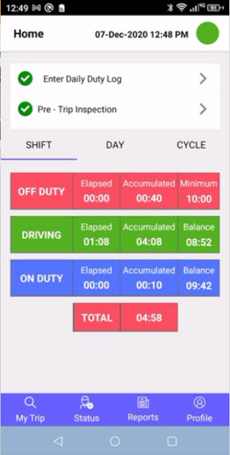 Android application Compliant Trucking Inc. screenshort