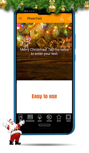 Android application ArtPost - text on photos screenshort