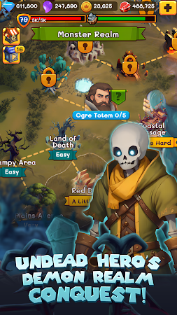 Game screenshot IDLE Skull Hero hack