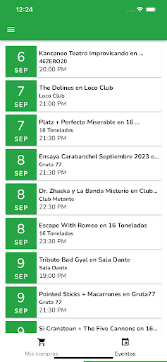 Android application MovingTickets Wallet screenshort