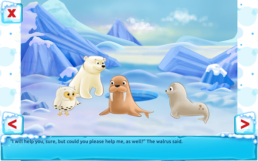 Polar Bear Cub - Fairy Tale with Games Free screenshots 22