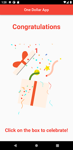 One Dollar App Screen 3