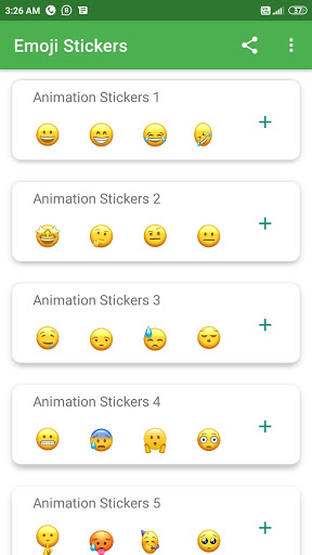 Emoji Animation Stickers Screen 2