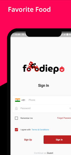 Foodiepo Vendor Screen 3