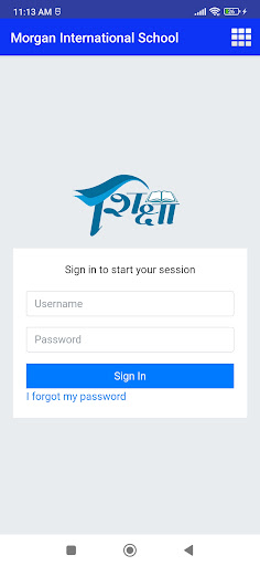 Android application Morgan International School screenshort