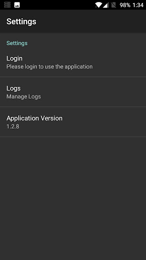 Android application i-Log screenshort