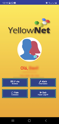 Android application Yellownet screenshort