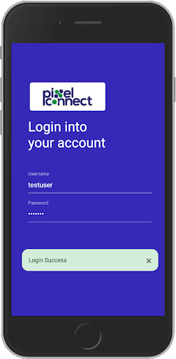 Android application Pixel Connect screenshort