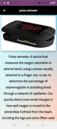 wellue pulse oximeter Guide Screen 3