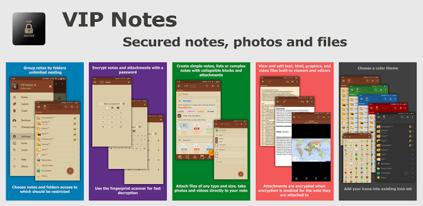 VIP Notes – keeper for passwords, documents, files v9.9.35 [Paid]