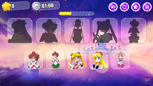 Sailor Moon Game Shadow Puzzle