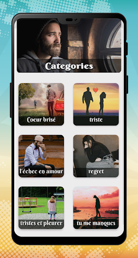 Android application citations de triste 2024 screenshort