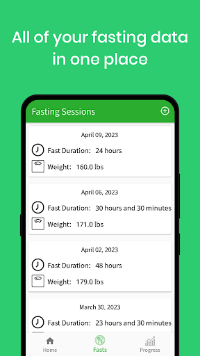 FastTrack - Fasting & Weight Screen 3