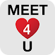 Meet4U - Chat, Love, Singles! - Androidアプリ