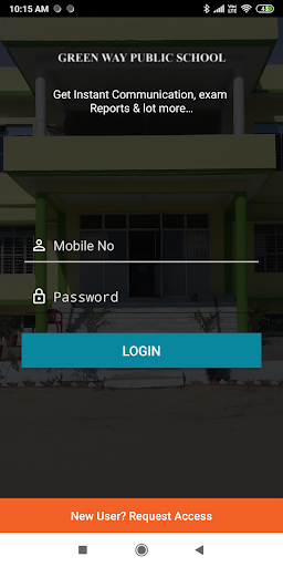 Android application Green Way Public Sr Sec School screenshort