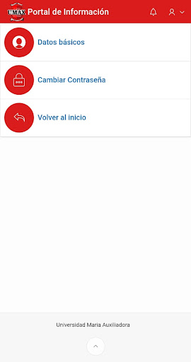 Portal de Información UMAX Screen 3