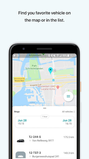 WeGo Carsharing Screen 2