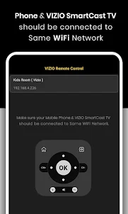VIZIO Smart TV Remote Control