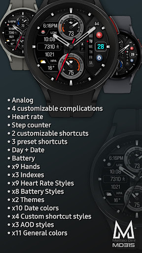 MD315 Analog Watch Face
