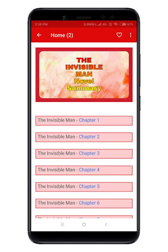 The Invisible Man Summary Screen 3