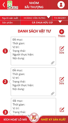 CheckVN - Nhật ký nông nghiệp Screen 3