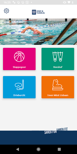Android application Sport in Tilburg screenshort