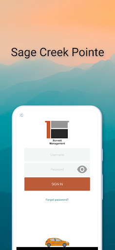 Android application Burnett Management screenshort