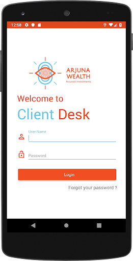 Android application Arjuna Wealth screenshort