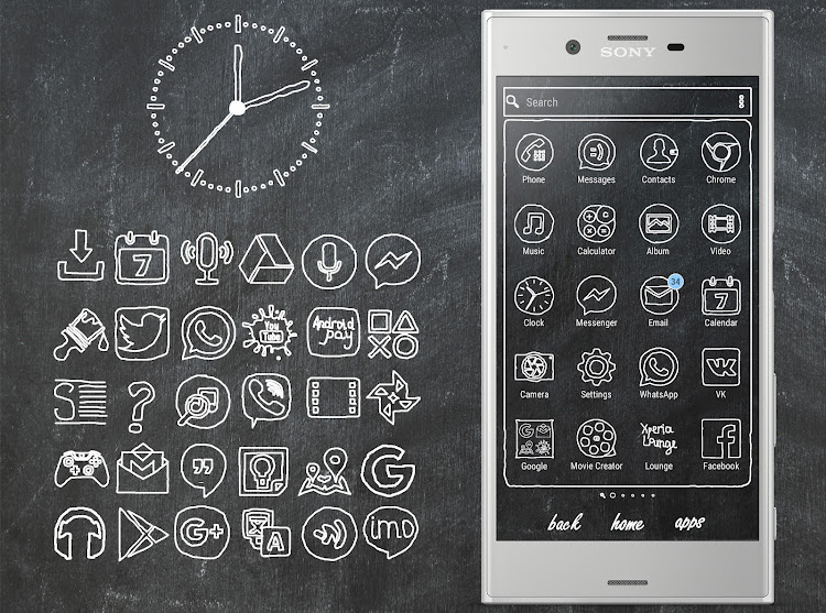 Board | Xperia™ Theme + icons - 1.0.01 - (Android)