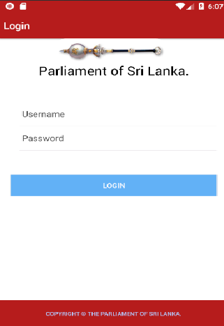 Android application intranet mobileapp screenshort