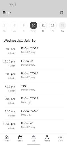 FlowFit yoga Screen 2