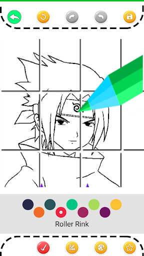 sasuke Coloring Book