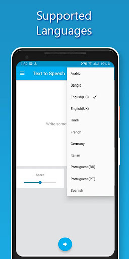 Text to Speech for All App TTS Screen 2
